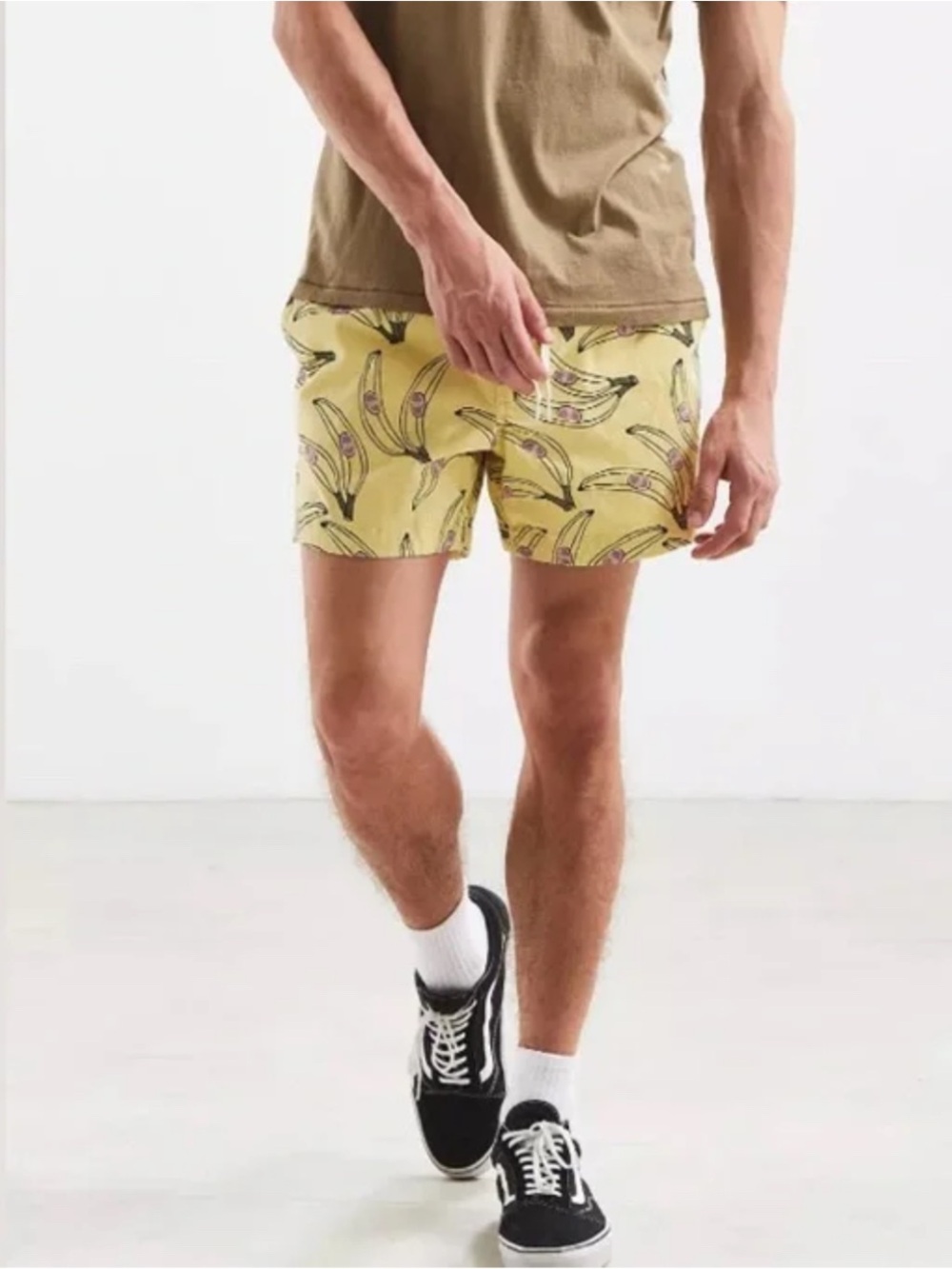 Urban Outfitters Yellow Banana Print Men’s Shorts